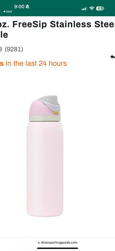 Owala 40 oz. FreeSip Stainless Steel Water Bottle | DICK'S Sporting Goods
