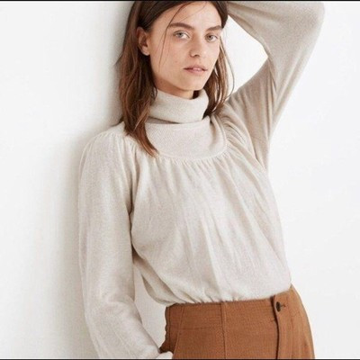 Madewell Shirred Balloon Sleeve Sweater Size XL | eBay US
