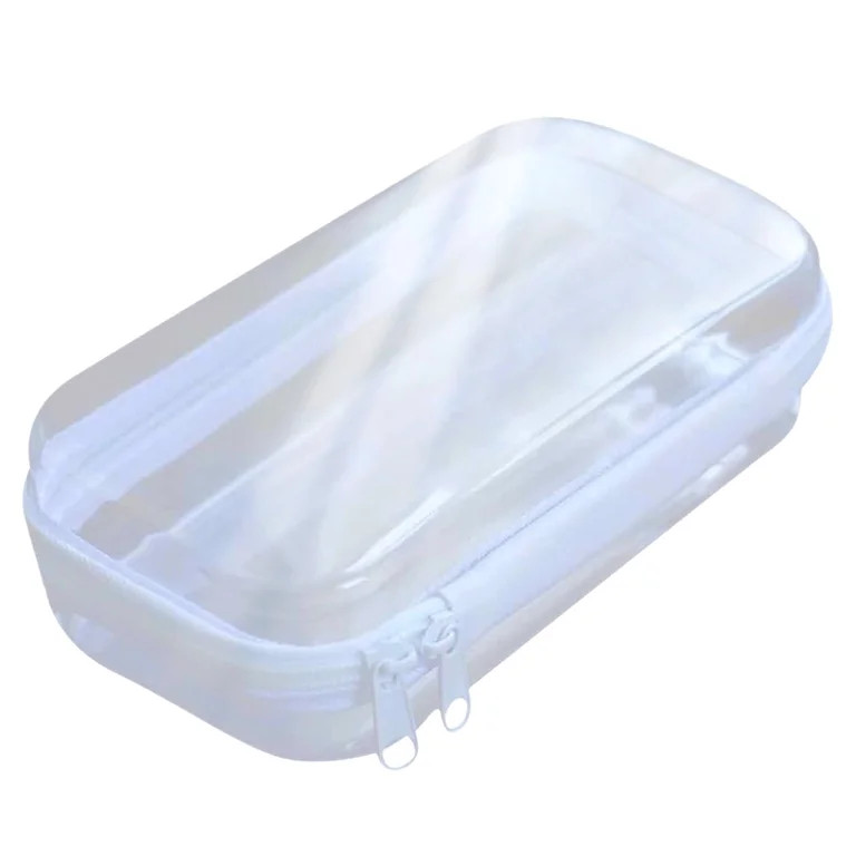 ZENMELE Zipper Hard Bag Storage Toy Box Zipper White Toy Storage Box Blis Hard Pencil Box (Small)... | Walmart (US)