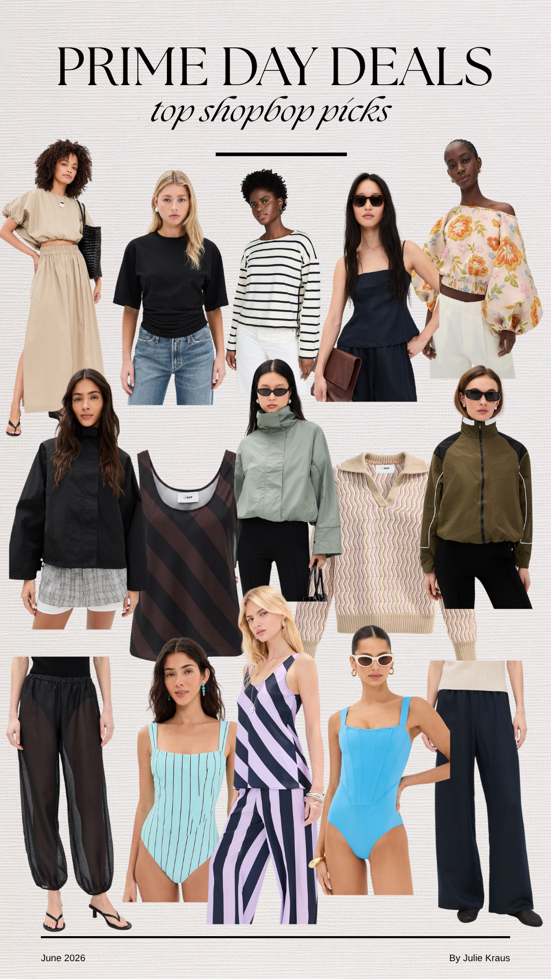My top style picks from Shopbop's Prime Day sale — tops, jackets, bottoms, and bathing suits all included. Use code PRIME25 and link your Prime account to save 25%. Prime Day Deals • Shopbop Sale • Summer Fashion • Stylist Picks • Shopbop Style 

 #LTKSeasonal #LTKOver40