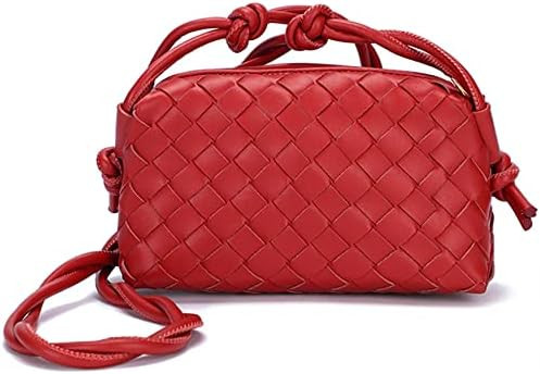 ZEDIUH Woven Bag for Women Crossbody Shoulderbag, Small Vegan Leather Purse | Amazon (US)