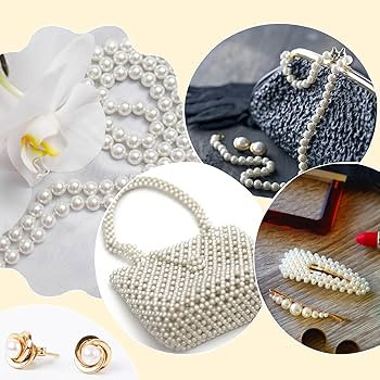 QUEFE 1674pc Pearl Beads for Bracelet Making, Beads for Jewelry Making Kit, Charms for DIY Bracel... | Amazon (US)