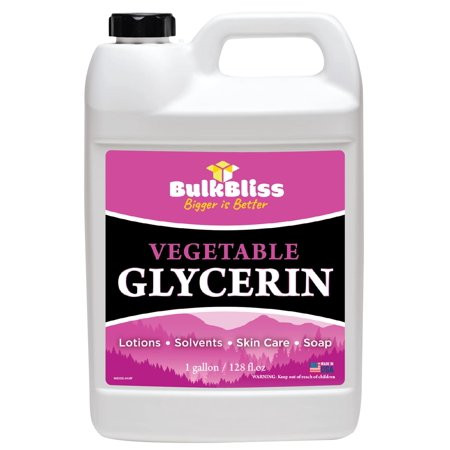 BulkBliss Vegetable Glycerine Food Grade HYZ01 Non-GMO for Skin Crafts - Half Gallon Glycerin Liquid (64 oz) | Walmart (US)