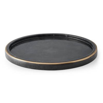 Black Marble and Brass Vanity Tray | Williams Sonoma | Williams-Sonoma