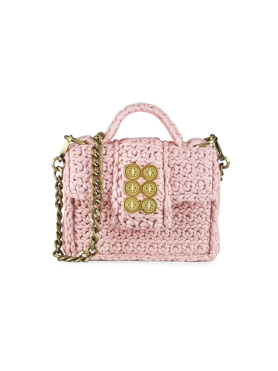 Petite Crochet Top Handle Bag | Saks Fifth Avenue