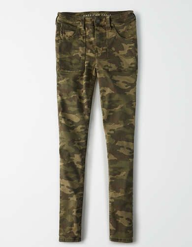 AE Ne(X)t Level High-Waisted Camo Jegging | American Eagle Outfitters (US & CA)