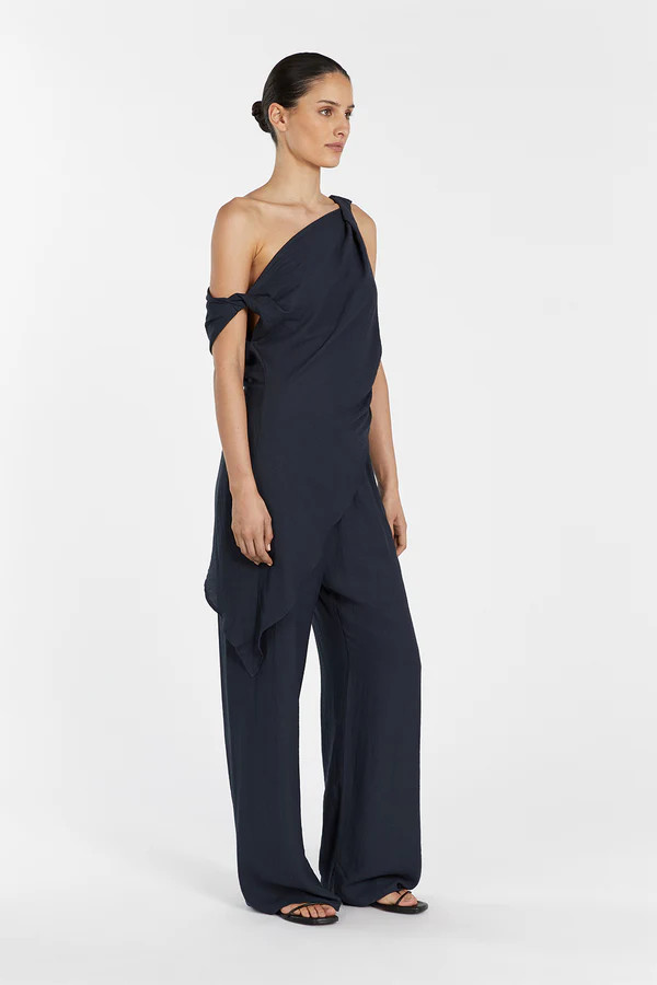 JOLIE SLATE MARLE DRAWSTRING PANT | DISSH