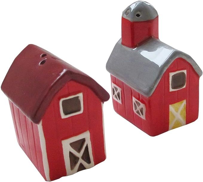 American Atelier Farm House Salt & Pepper Shakers – Ceramic Container – Hostess or Host Gift ... | Amazon (US)
