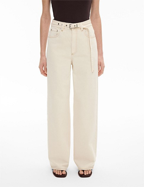 Witchery Belt Detail Jeans | David Jones | David Jones (Australia & New Zealand)