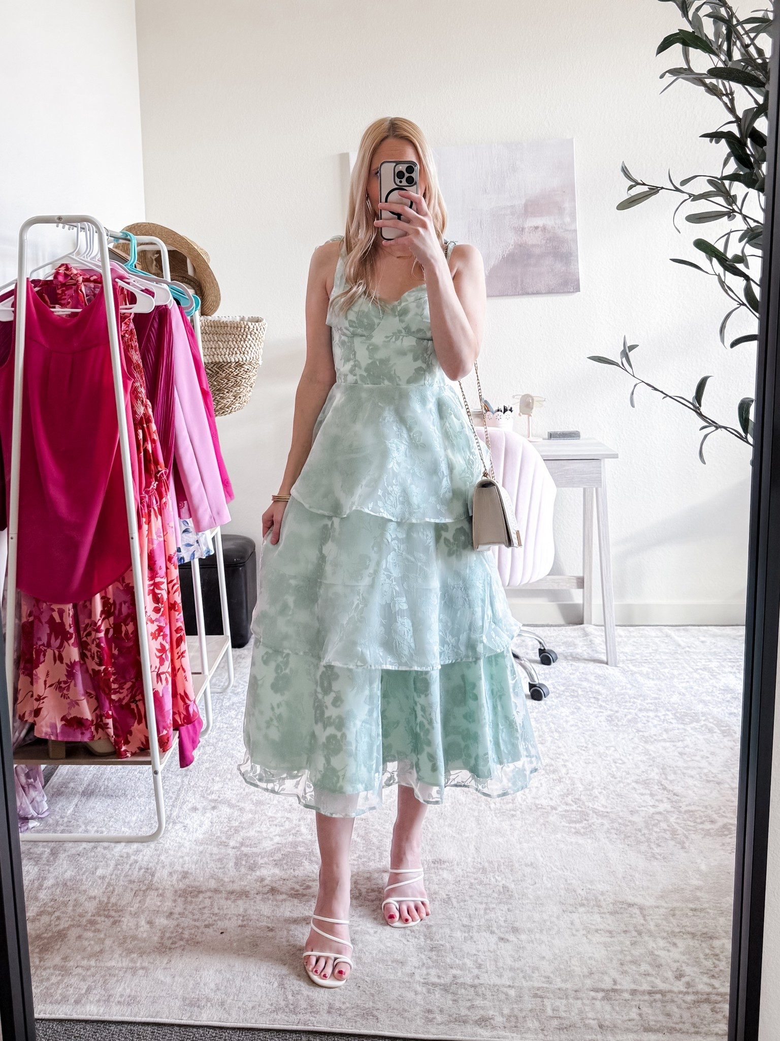 Spring dresses for all your upcoming events! 💐 Need a bridal shower guest outfit, an Easter outfit, a baby shower guest outfit or a Spring wedding guest dress?

Sage green midi dress - true to size, wearing an XS. Zips up the back and has tie straps on both sides. The material is thicker and durable! So flattering on!

I’ll share some more of my favorite Spring floral dresses and Spring outfits below!

#LTKSeasonal #LTKStyleTip #LTKParties