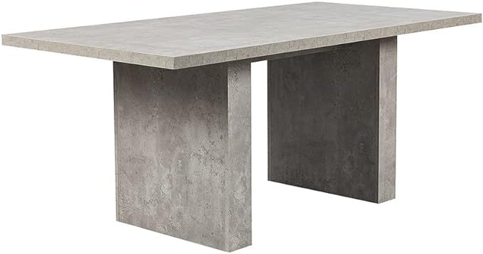 GIA Home Furniture Series 70-Inch Sled Dining Room Table, 70 INCH, Cement Gray | Amazon (US)