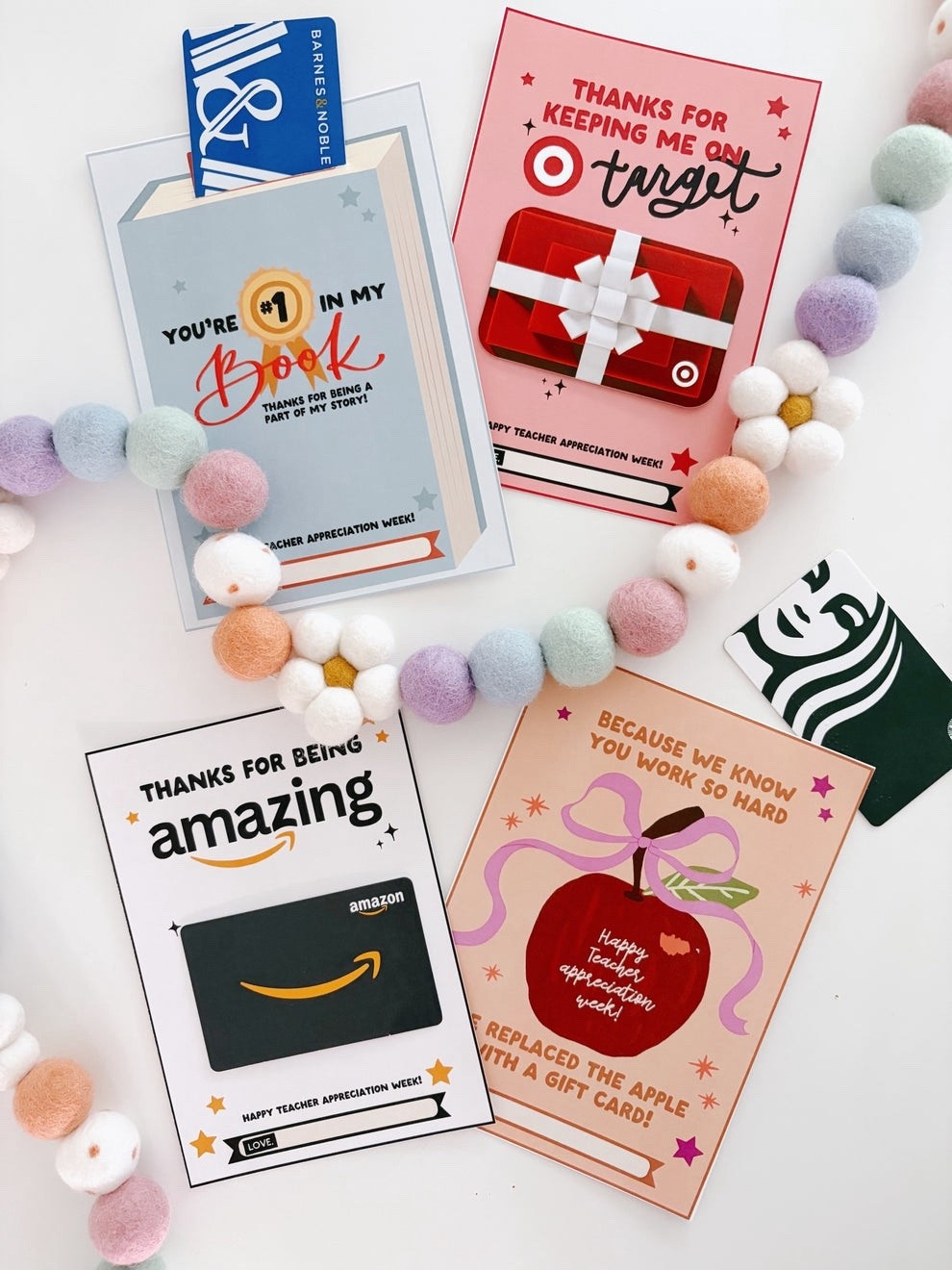 Teacher Appreciation Week Printable Gift Card Holders 

Target / Amazon / Starbucks / Barnes and Noble

#LTKSeasonal