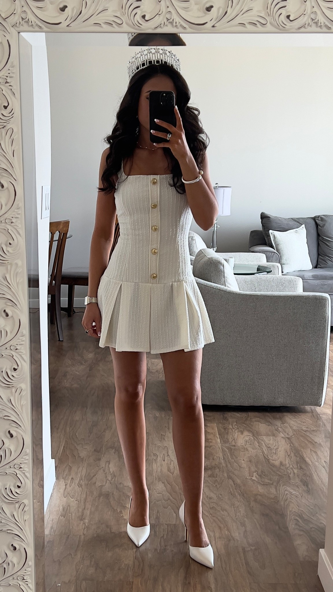 White mini dress 🌸🤍 

#LTKStyleTip #LTKFindsUnder50 #LTKSeasonal