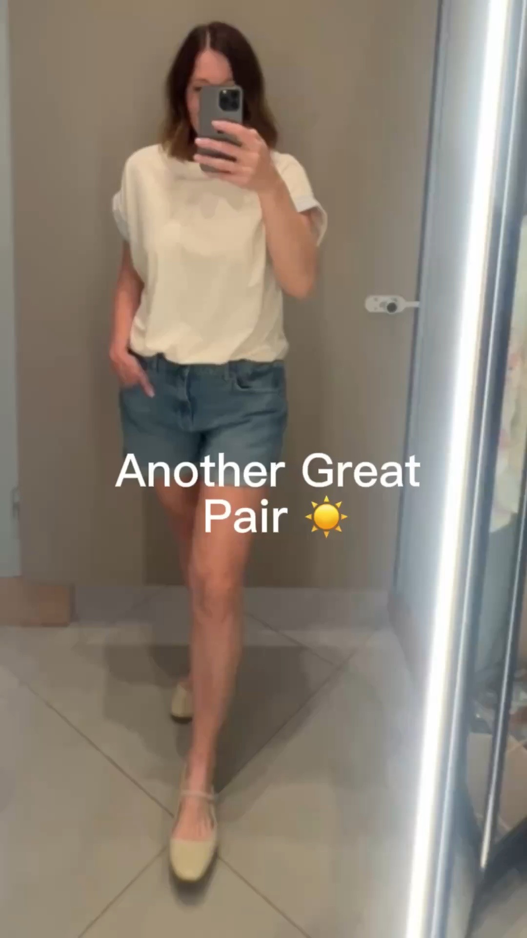 I’m always on a look out for a good pair of denim shorts, if you like them that little bit shorter and with a bit of stretch then these are for you 🙌teamed with a classic T shirt with cute embroidery sleeve detail 

Let’s not over complicate fashion, keep it simple and wearable 🩷

For reference I’m a UK Size 12 and I’m wearing 
Jeans size 12 
T-shirt size medium 
Both pretty true to size

#LTKsummer #LTKstyletip #LTKuk
