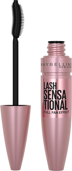 Maybelline Lash Sensational Washable Mascara, Lengthening and Volumizing for a Full Fan Effect, M... | Amazon (US)