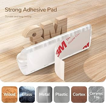 Syncwire Clear Cable Clips - Cord Holders - Self Adhesive Cable Management Organizer - Home, Offi... | Amazon (US)