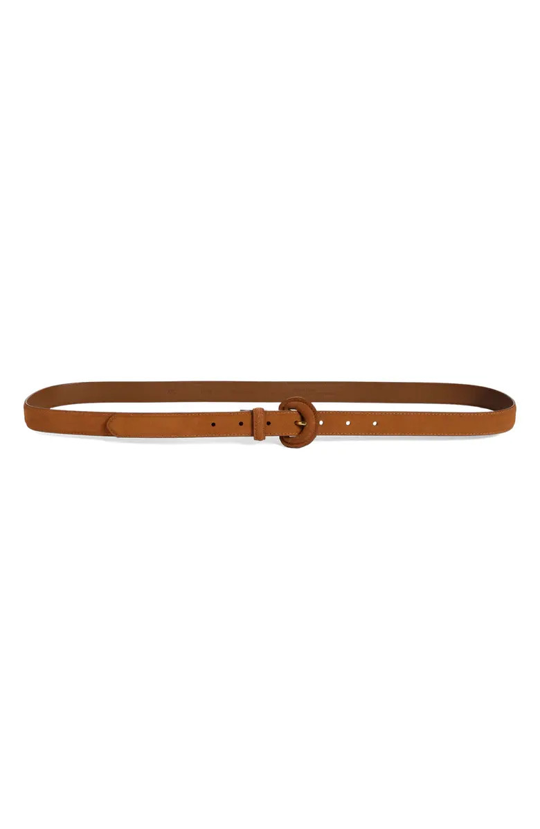 Madewell Chunky Buckle Suede Belt | Nordstrom | Nordstrom