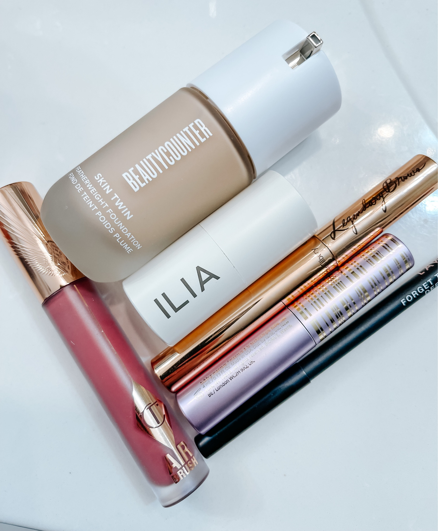 Make up of the day! I have been enjoying these products throughout the day

- Beauty Counter Skin Twin Featherweight Foundation, Light 210
- Ilia Multi-Stick Cream Blush, Tenderly
- Lawless Forget the Filler Definer Lip Liner, Nude Honey
- Charlotte Tilbury Airbrush Flawless Matte Lip Blur Liquid Lipstick, Rose Blur
- Charlotte Tilbury Legendary Brows Tinted Eyebrow Gel, Dark Brown
- Tarte Tartelette Tubing Mascara

#LTKbeauty #LTKBacktoSchool #LTKworkwear