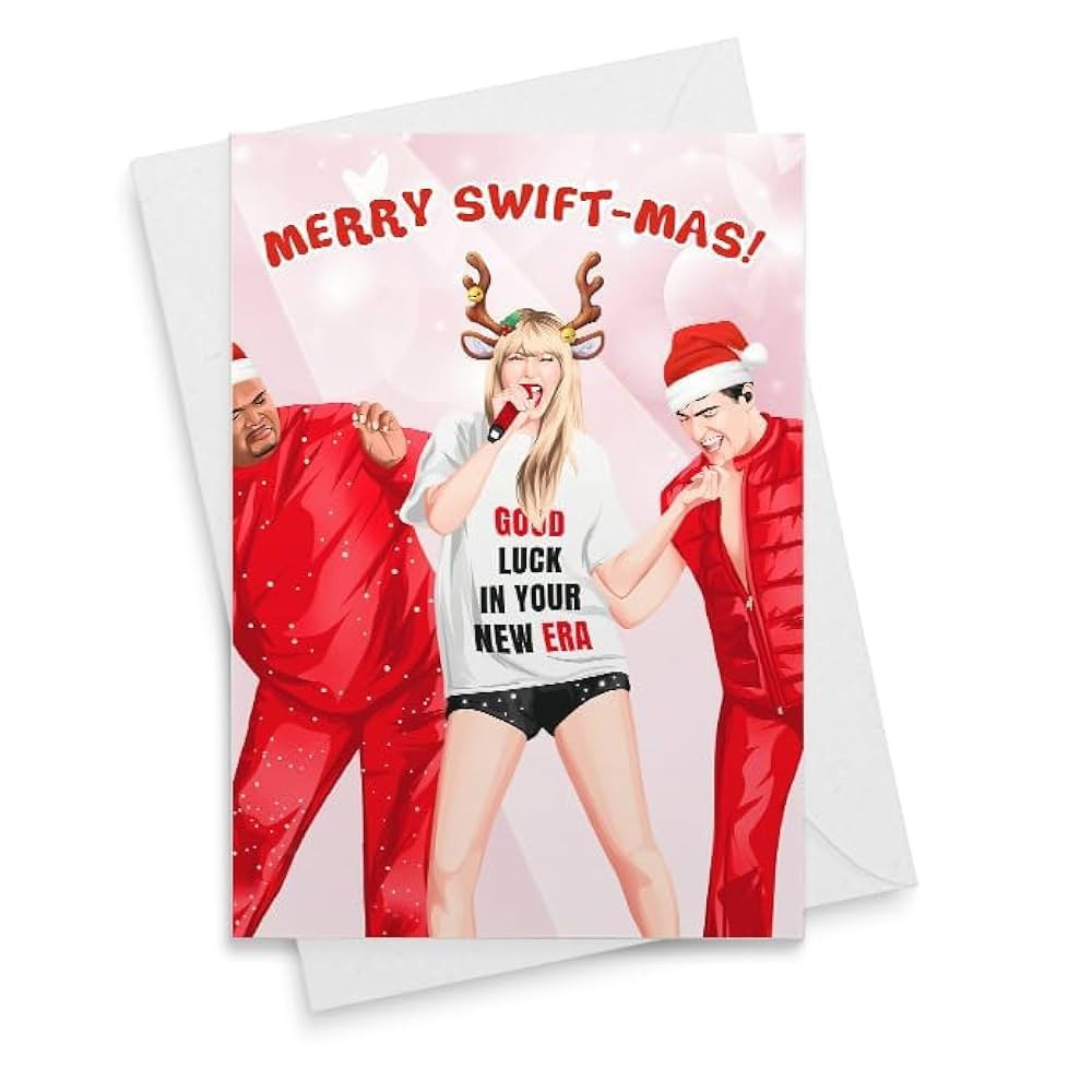 Merry Christmas Card! Funny Christmas Card for Daughter, Swifty Christmas Card, Folklore for Her,... | Amazon (US)