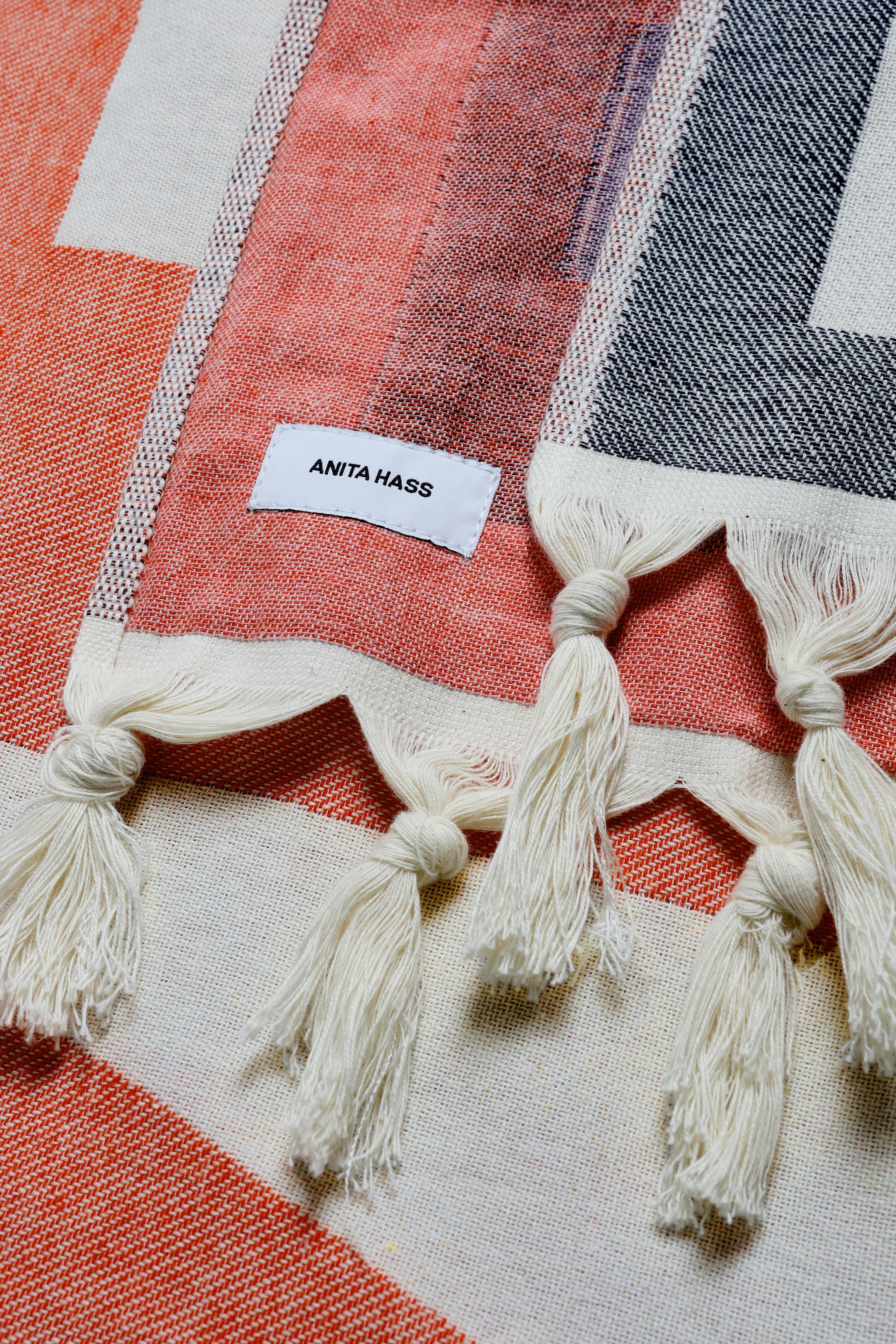 Tuch 'Love' in Rosa/Rot | ANITA HASS