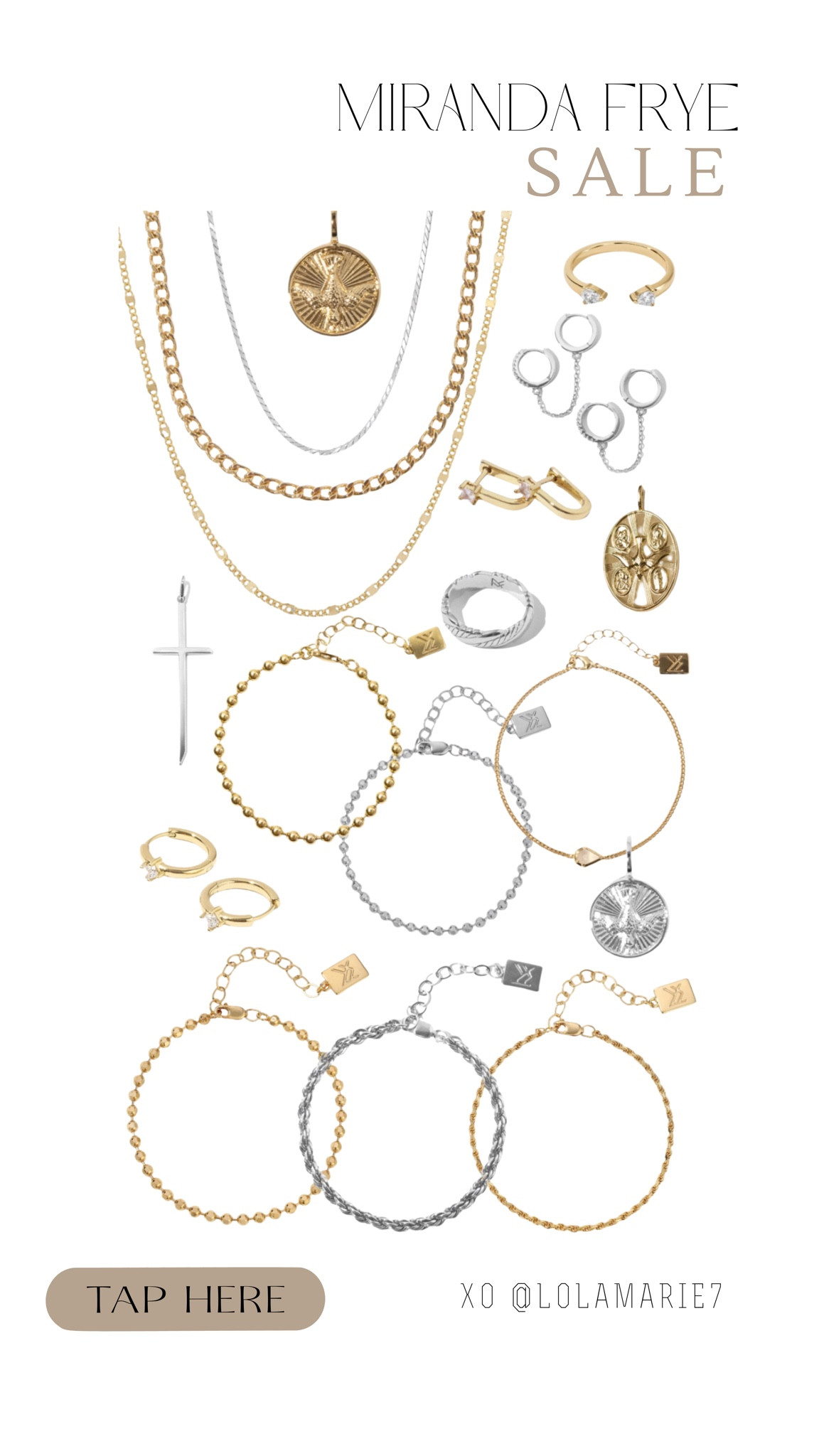 Miranda Frye Jewelry 20% off everything + 40% off sale!

#morandafrye #jewerlyfind #armstack 

#LTKGiftGuide #LTKFindsUnder100 #LTKStyleTip