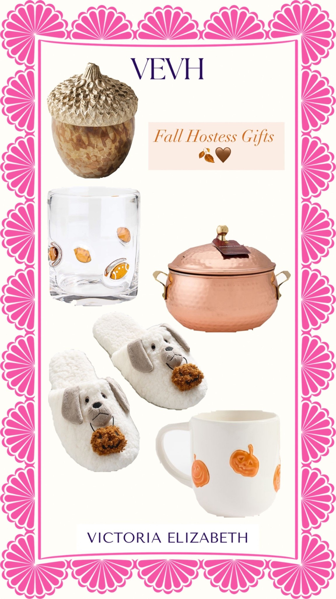 Fall Hostess Gifts!! 🍂🤎 Finding little gifts for friends & family in the -ber months is so fun, there are endless housewarming (and foot warming!!) gifts for those you love!! 

#LTKHome #LTKSeasonal