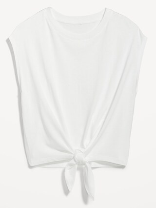 EveryWear Tie-Front Top | Old Navy (US)