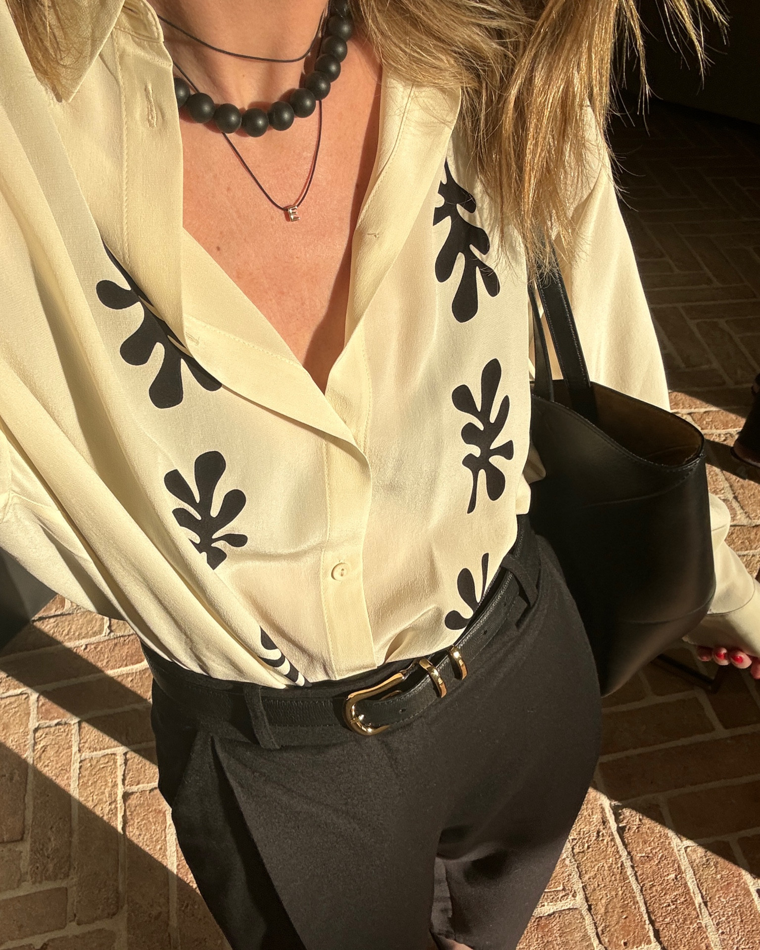 Always on the hunt to find you a good high street version of this shirt -  few print options + plain cream silk which will give you the same drape effect that I think makes it so special 🖤 Matteau Silk Shirt | Monochrome Style 

#LTKfindsunder100 #LTKfindsunder50 #LTKstyletip