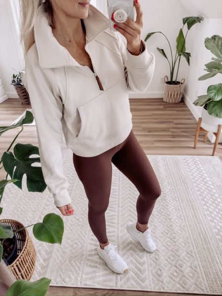 Amazon activewear - wearing a small in the light beige pullover and a small on the leggings. Theyre seriously so good. Get fit in style without breaking the bank. 

#LTKfitness #LTKfindsunder50 #LTKstyletip