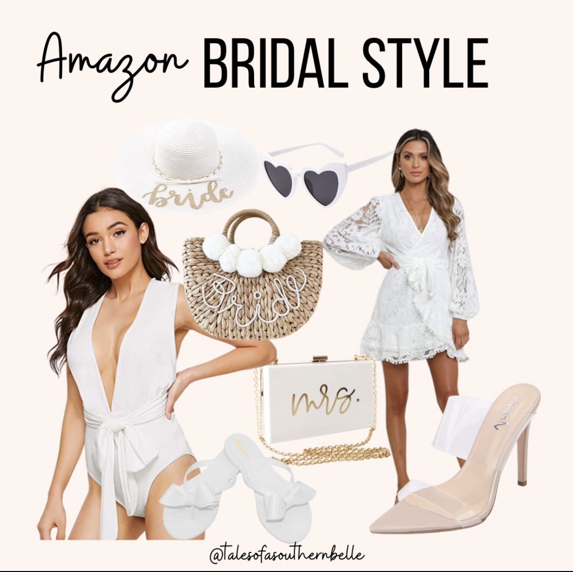 Bridal outfits // bachelorette party // bridal shower  | Amazon (US)