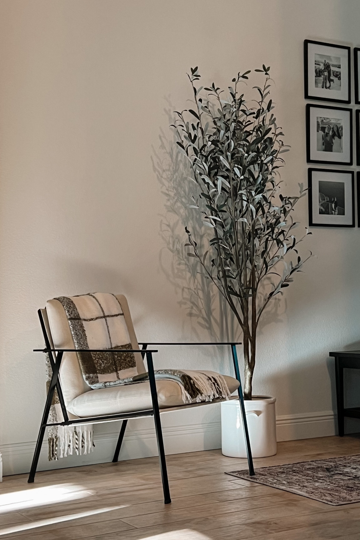 Didn’t know it was possible to love an entryway so much! This accent chair from the Studio McGee collection at Target goes perfectly in this space with this faux olive tree 🌟🤍

#LTKFind #LTKhome