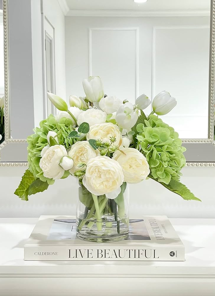 French Country Hydrangea Peony Arrangement | Amazon (US)