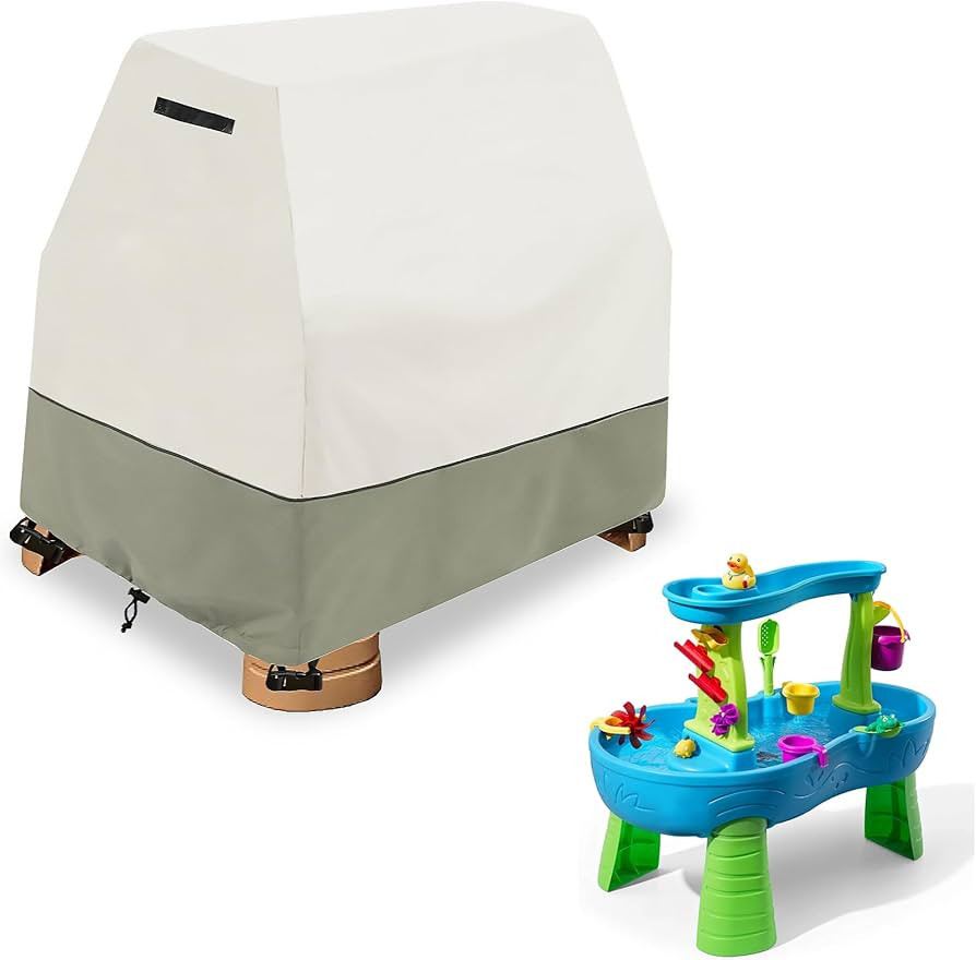 Kids Water Table Cover,Outdoor Heavy 600D Waterproof Anti-UV Dustproof Kids Water Play Table Cove... | Amazon (US)