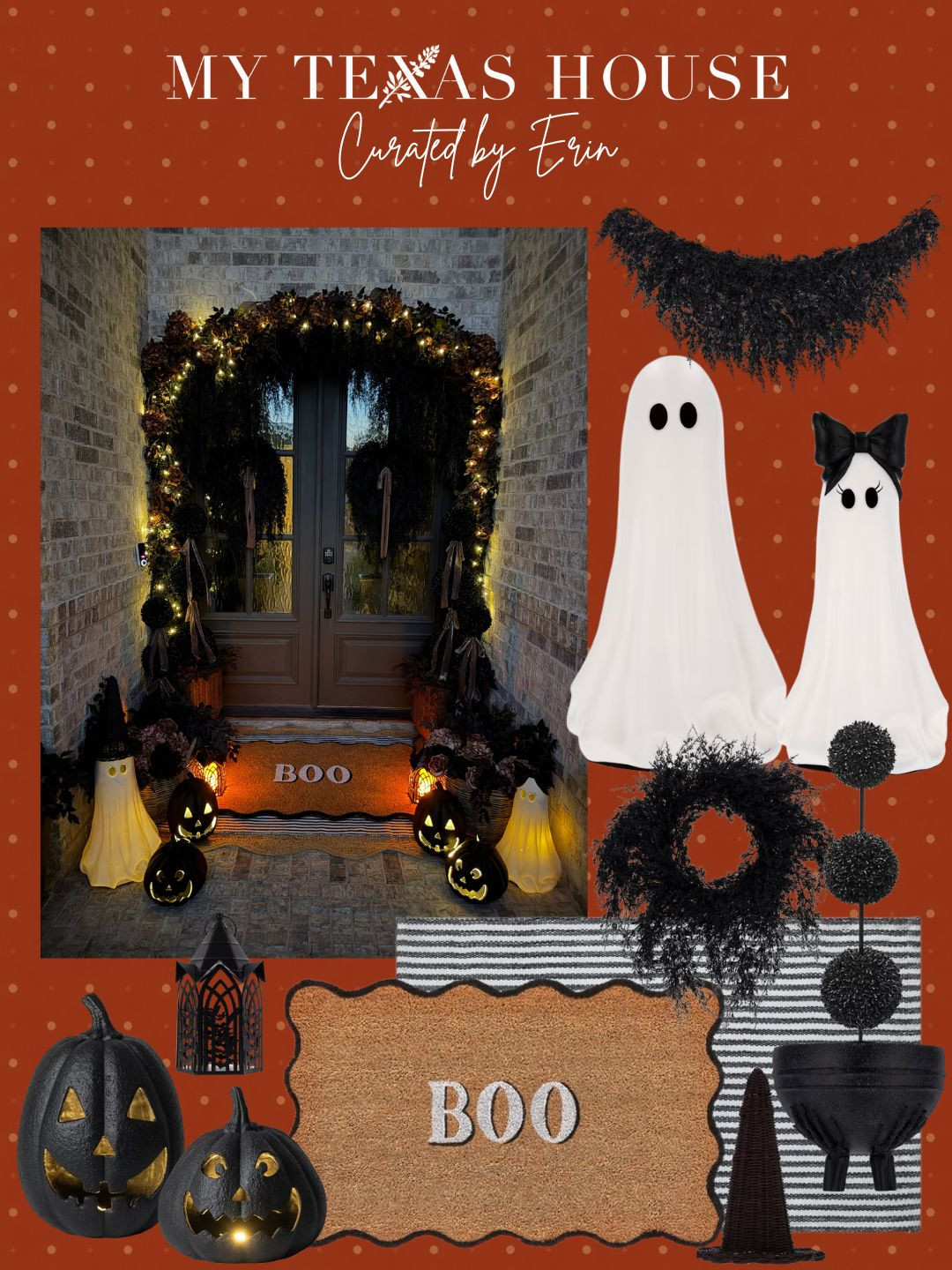 Our Halloween Porch is GORGEOUS at night! Obsessed with how it is spooky and sophisticated! 

Shop full Halloween Collection online and in select Walmart stores. 

 #LTKSeasonal #LTKHome