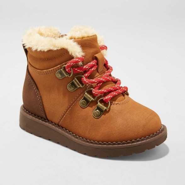 Toddler Boys' Rykar Combat Winter Lace-Up Boots - Cat & Jack™ | Target