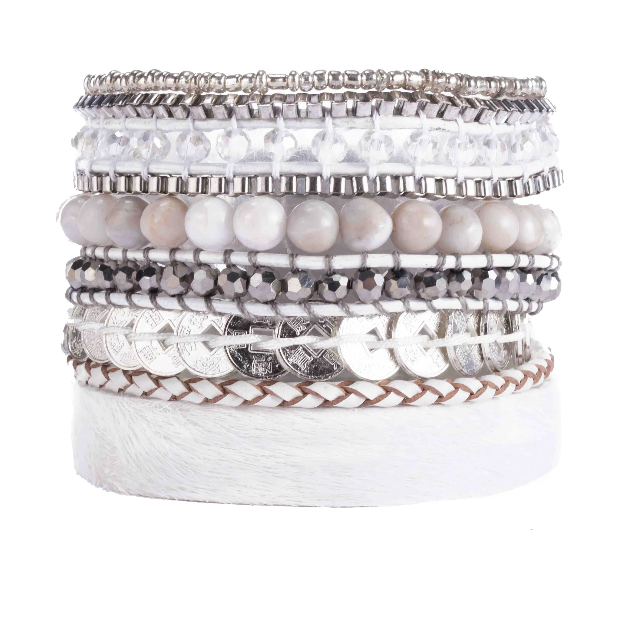 Mendoza - White & Silver | Victoria Emerson