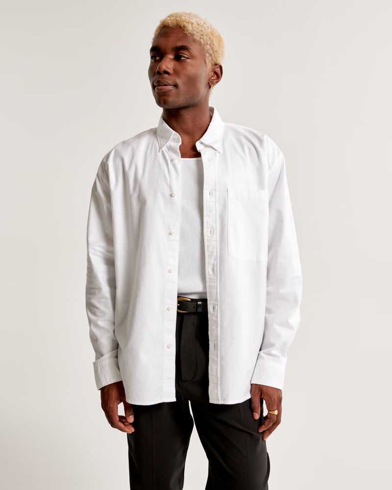 Easy Oxford Shirt | Abercrombie & Fitch (US)
