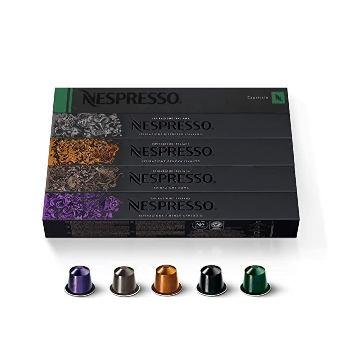 Nespresso Capsules OriginalLine, Ispirazione Variety Pack, Medium & Dark Roast Espresso Coffee, 5... | Amazon (US)