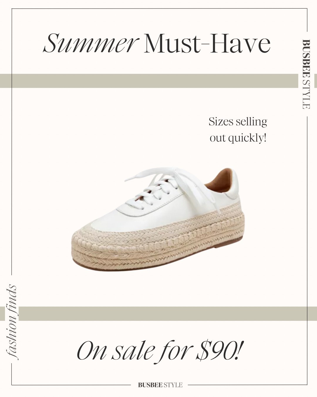These Linea Paolo sneakers were one of my favorite summer shoe finds last summer. They’re super comfy, I love the chic espadrille platform base, and they look good with almost everything! Available in black and white. Fit runs true to size. 

~Erin xo 

#LTKSeasonal #LTKFindsUnder100 #LTKSaleAlert