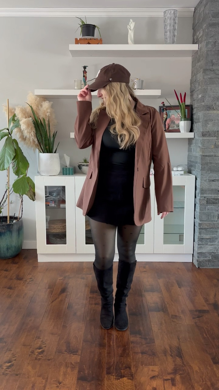 Skort styled 5 ways, winter outfits, skirt outfits, skort outfits, blazer, fleece lined tights

#LTKStyleTip #LTKSeasonal #LTKMidsize