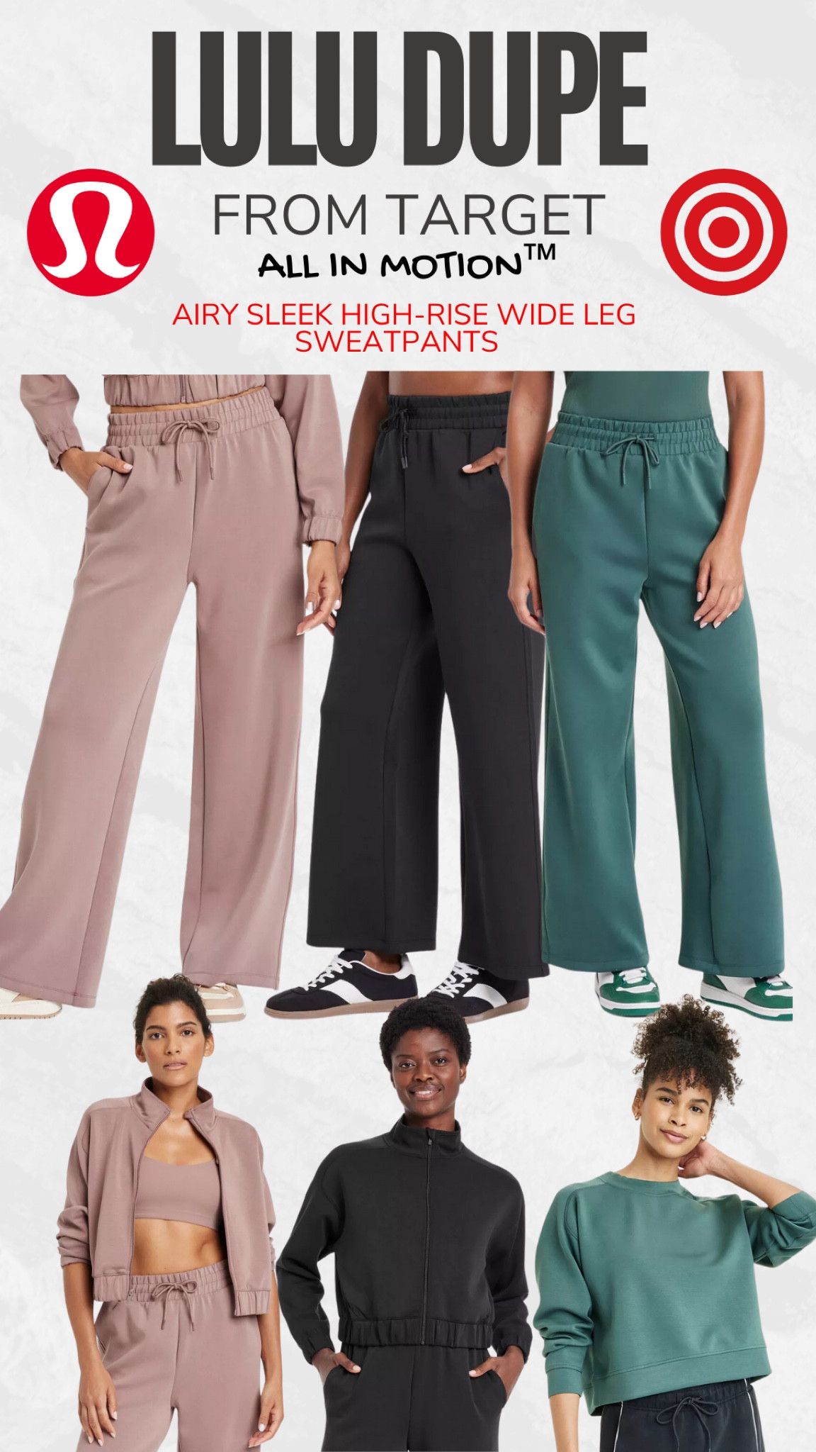 Hurry to get these sweats from Target. They are so much like the Lulu Softstream! 

#LTKTravel #LTKStyleTip #LTKSeasonal