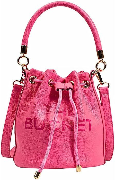 GICK Bucket Bags for Women ，Bucket Bag Trendy Fashion Drawstring Lady Bag Cross-Border Casual L... | Amazon (US)