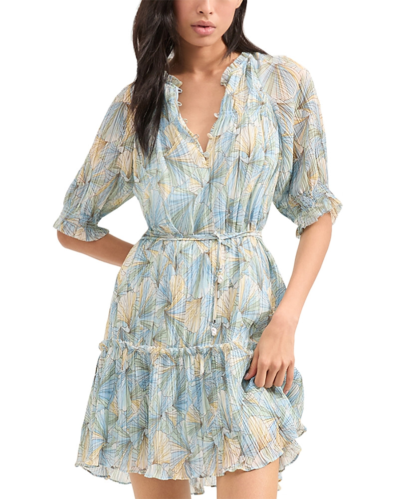 Veronica Beard Dorrie Printed Button Front Mini Dress | Bloomingdale's (US)