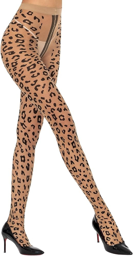 MANZI 20D Polka Dot Tights for Women Patterned Stockings for Women Sheer Ultra Thin High Waist Pa... | Amazon (US)