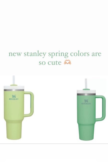 New Stanley cups in spring colors 💚

Green Stanley cup, 40oz tumbler, jade, lime green

#LTKunder50 #LTKFind