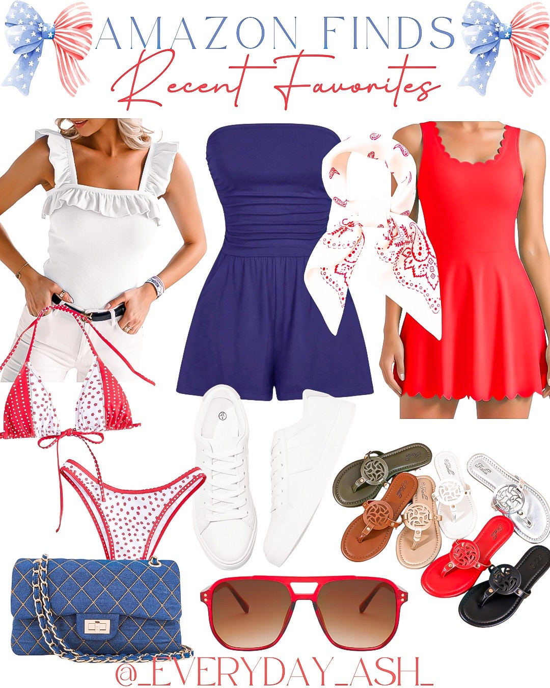 Amazon // recent favorites ❤️

Summer fashion, white tank top, blue romper, scarf, bandana, active dress, bikini, white sneakers, white sandals, sunglasses, denim bag

#LTKootd #LTKgrwm #LTKSeasonal