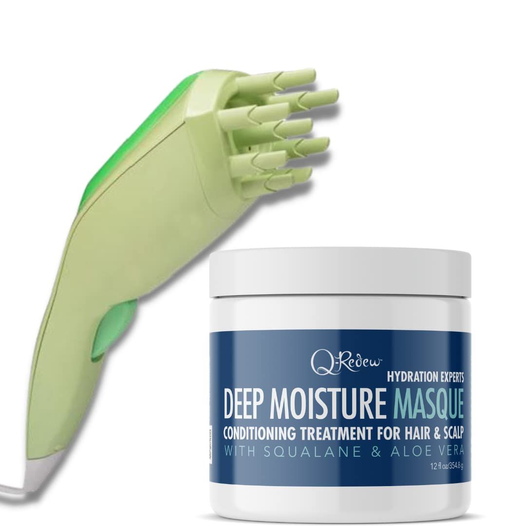 Amazon.com : Bundle- 2 items: Q-Redew Hair Steamer and Deep Moister Masque : Beauty & Personal Ca... | Amazon (US)