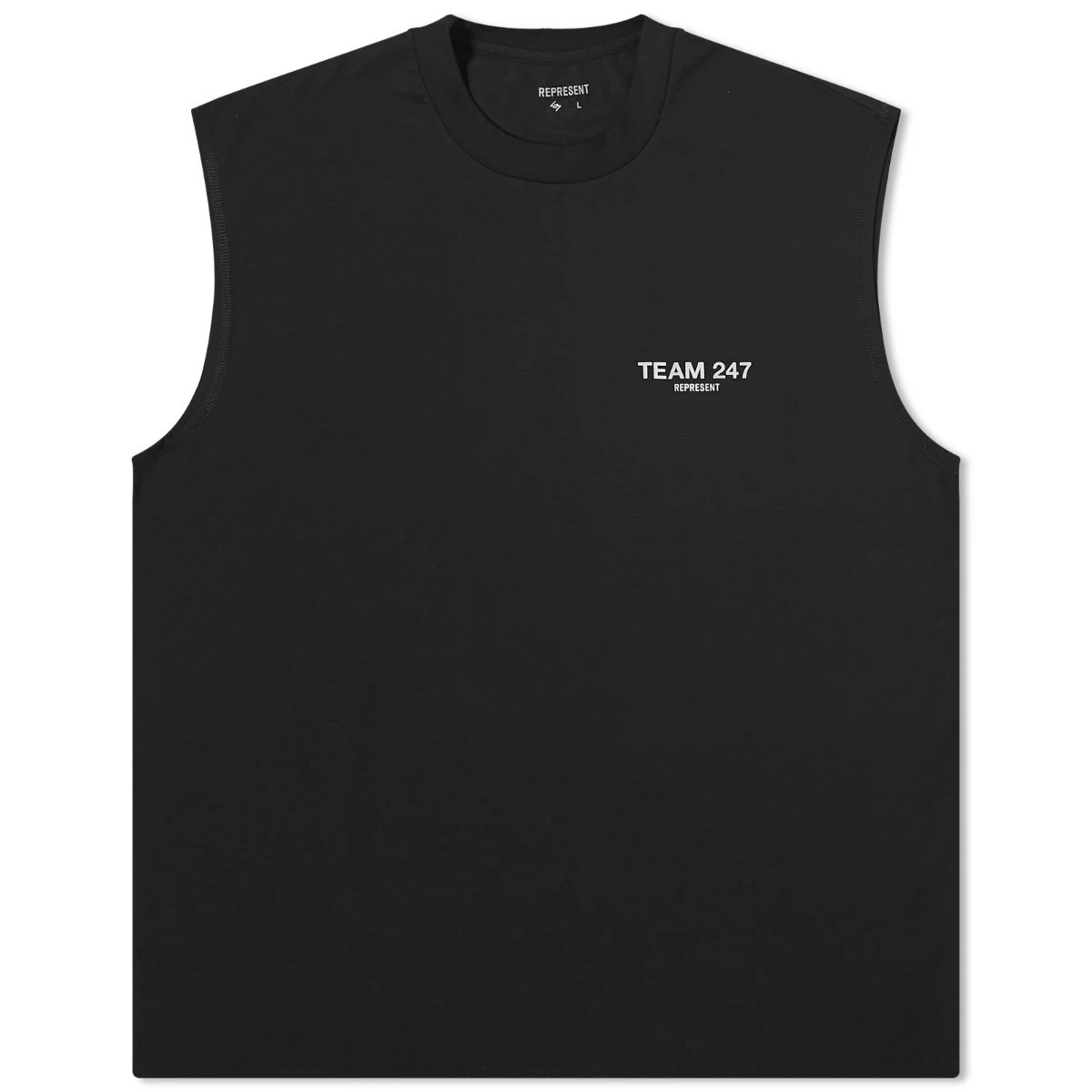 Represent Men's Team 247 Oversized Tank T-Shirt Jet Black | END. Clothing