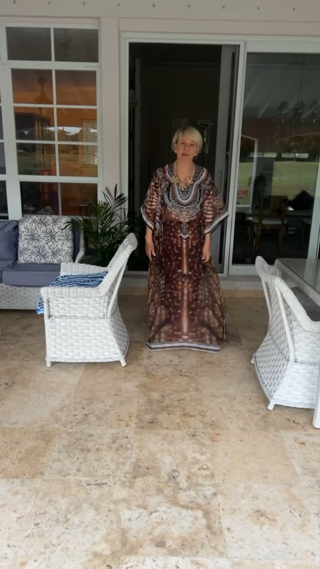 This dress / coverup features a loose fitting cut fit with no structure so that the dress falls and drapes beautifully without being restrictive. All the colors and patterns are unique. The Rhinestone detail at the neck adds some sparkle. The fabric is thin but durable.
Can be worn as beachwear, or layered over during cooler weather. Can be styled with shorts or pants, the options are endless with this dress!

#LTKFindsUnder100 #LTKSeasonal #LTKHoliday