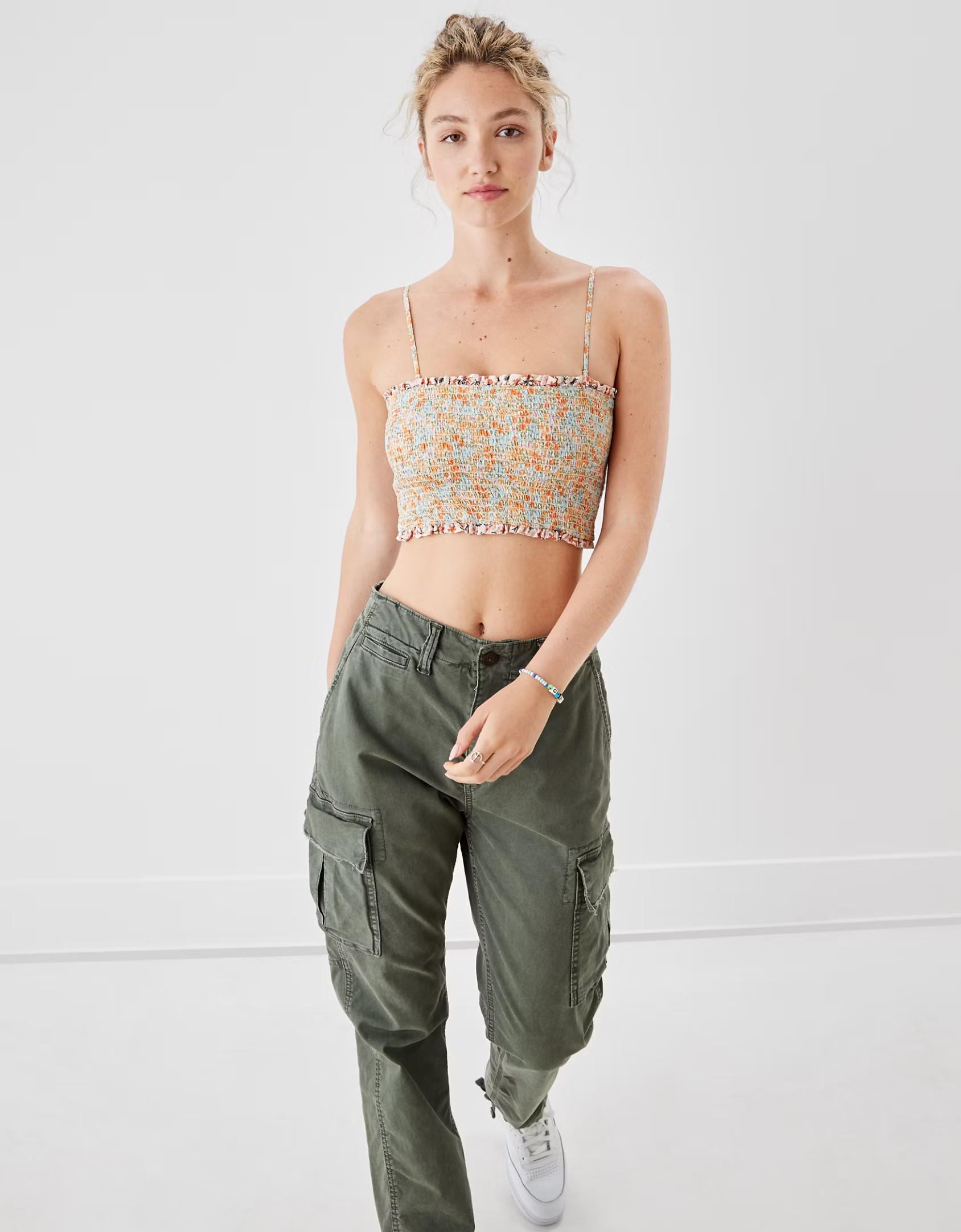 AE Reversible Smocked Tube Top | American Eagle Outfitters (US & CA)